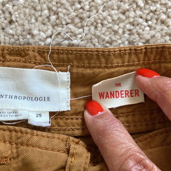 Anthropologie wanderer cargo shorts. EUC  Copper color - Picture 3 of 6